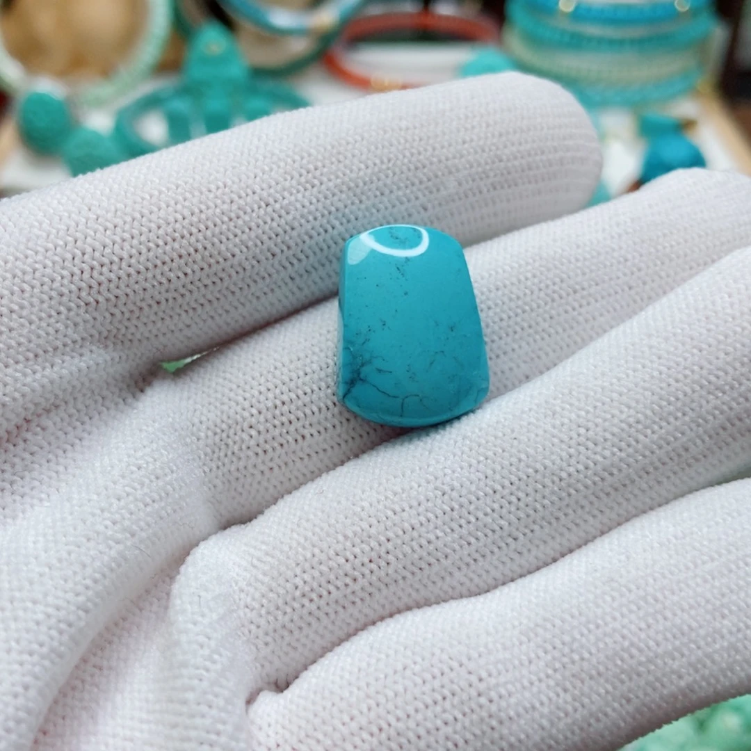 绿松石未镶嵌无事牌