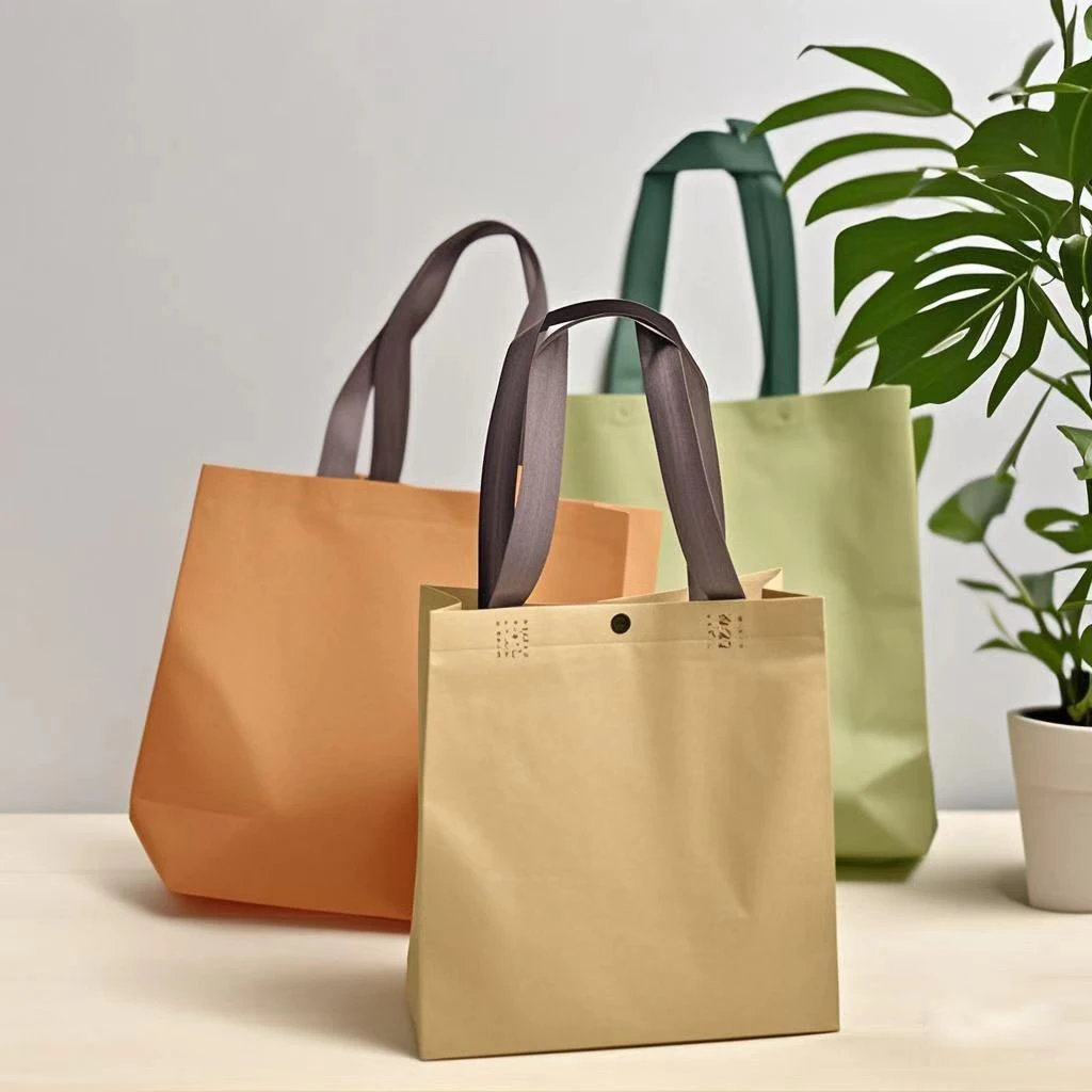 加厚服装袋无纺布暗扣手拎袋男女装礼品环保购物包装袋可定制logo