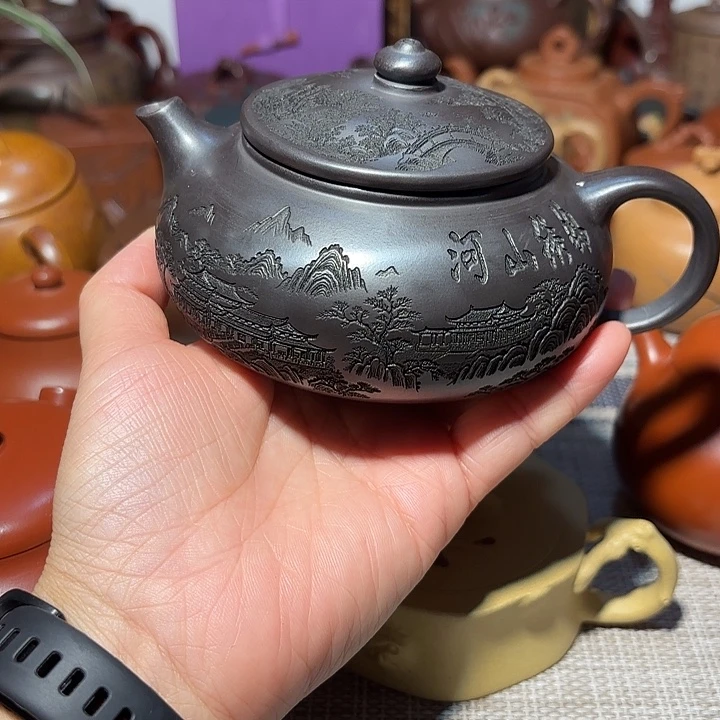 紫砂茶壶原矿宜兴紫砂