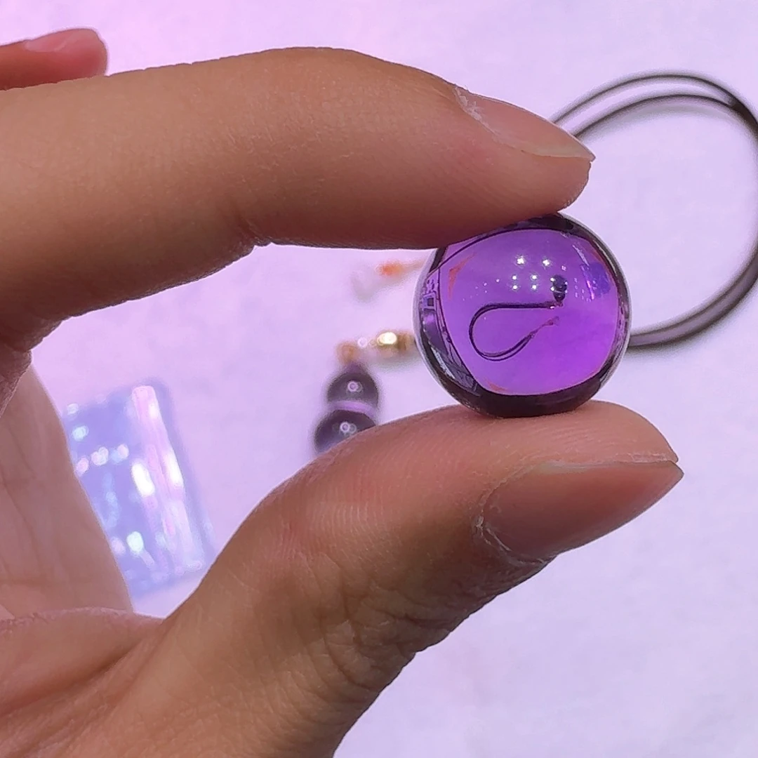 水晶打孔不退换未镶嵌