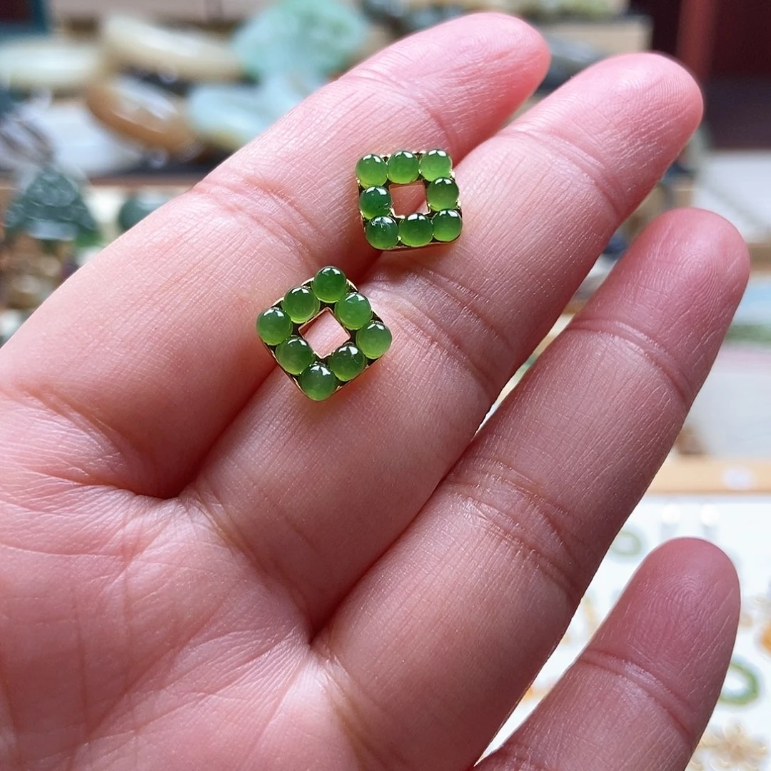 吊坠(不含链)银S925镶嵌和田玉