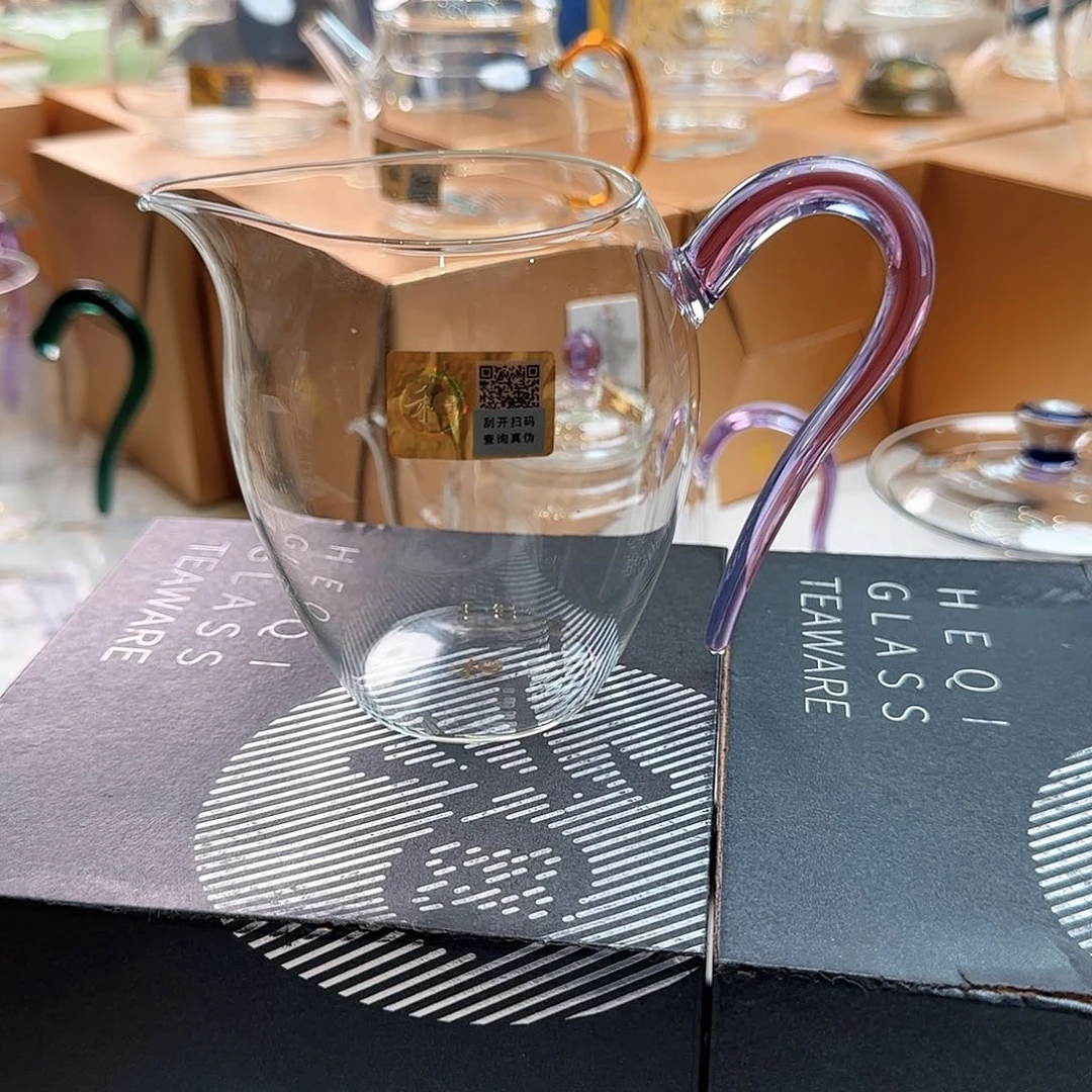 禾器浅紫色怡然公道杯