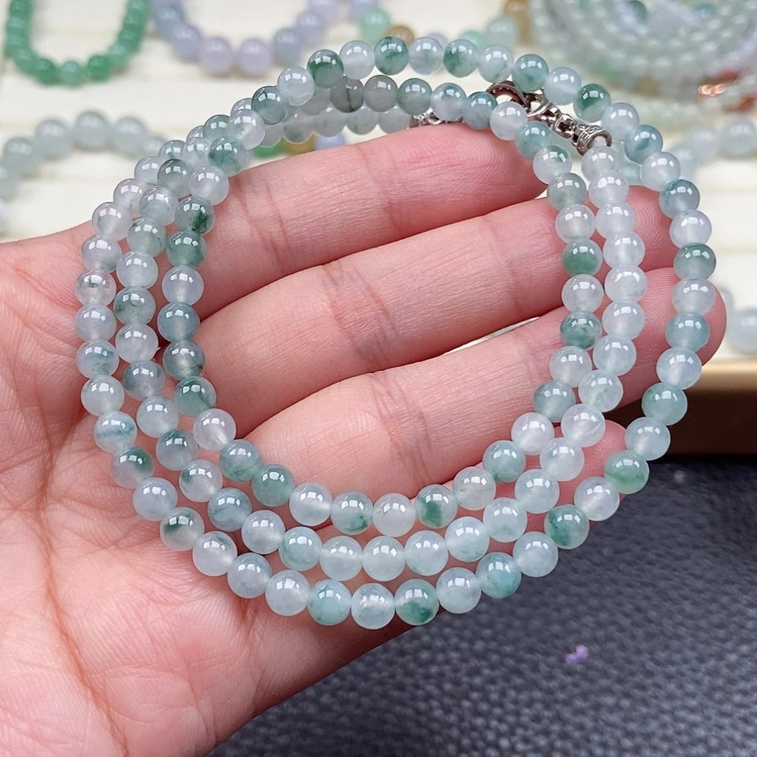 翡翠未镶嵌手链卡5