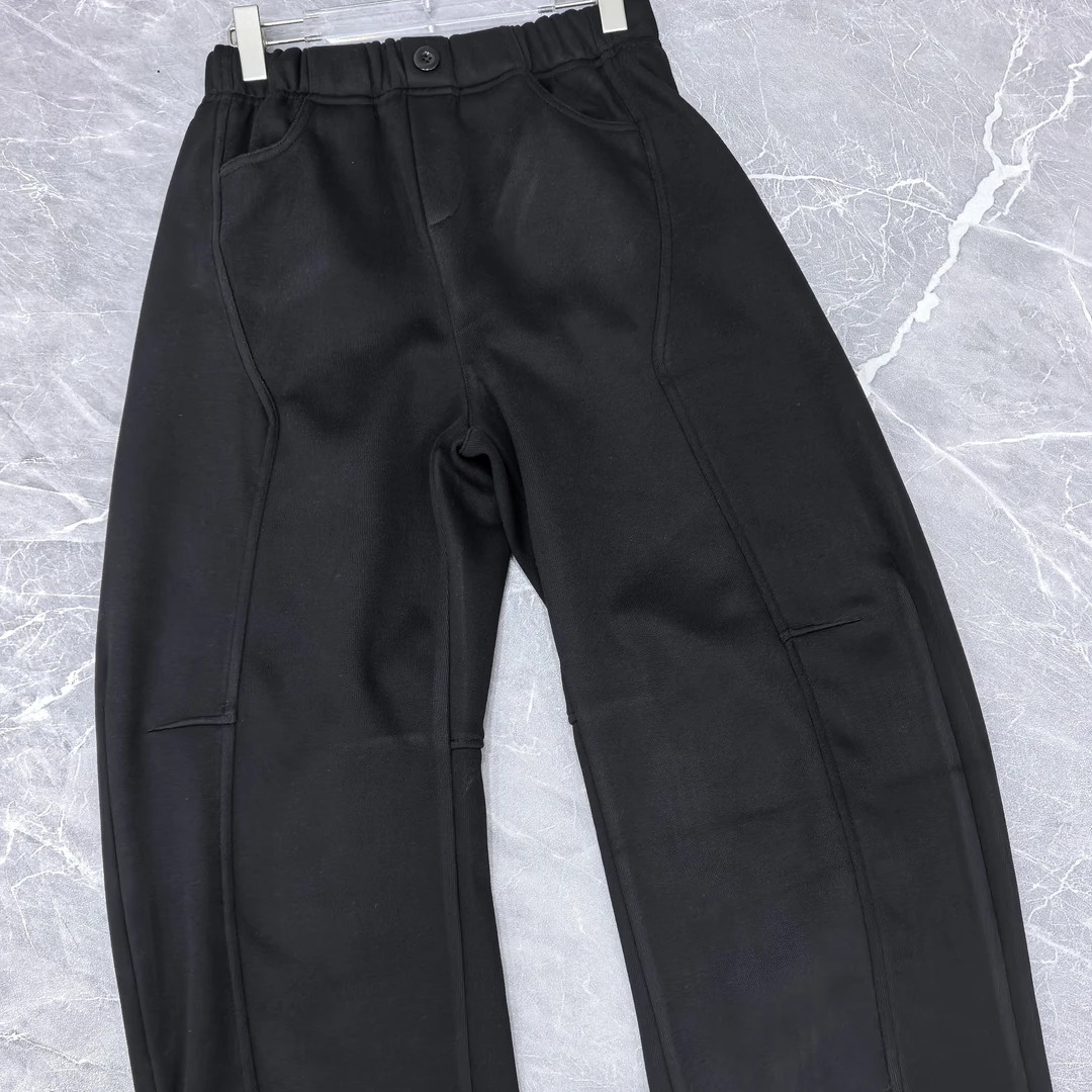 8795高腰大码裤子宽松显瘦加厚加绒一条可过冬的裤子