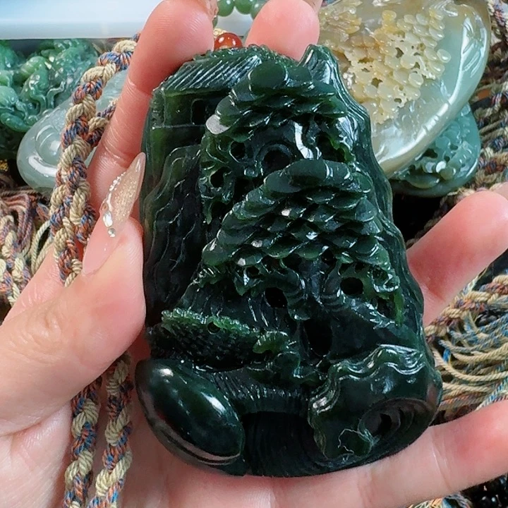 和田玉把件未镶嵌