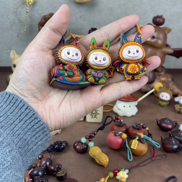 彩虹木布布挂件任选2个