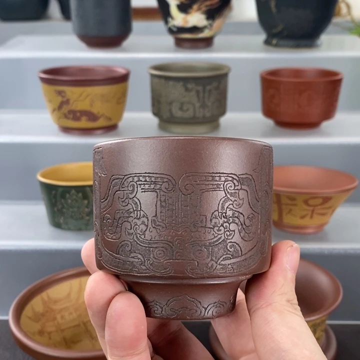 宜兴紫砂手工主人杯