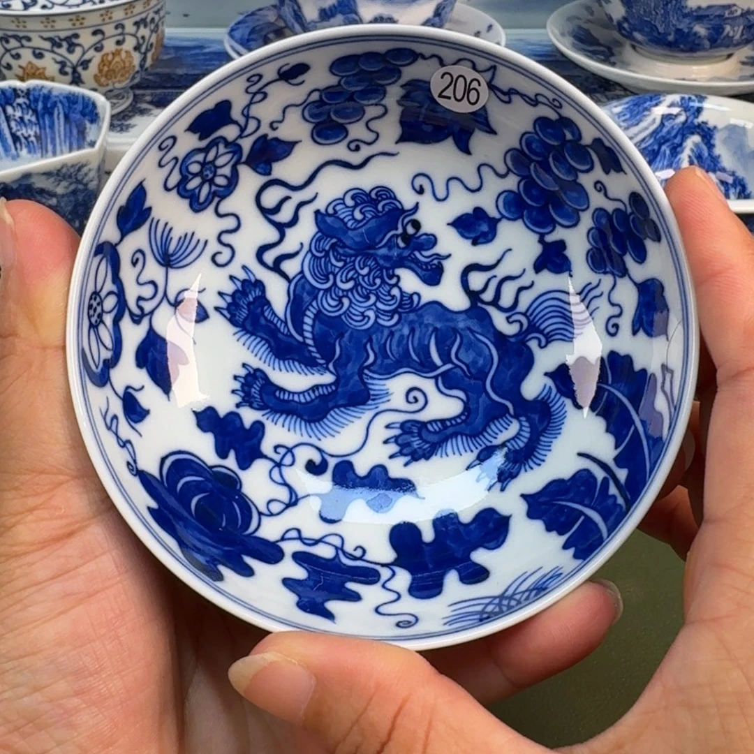景德镇纯手绘茶具圆圆206