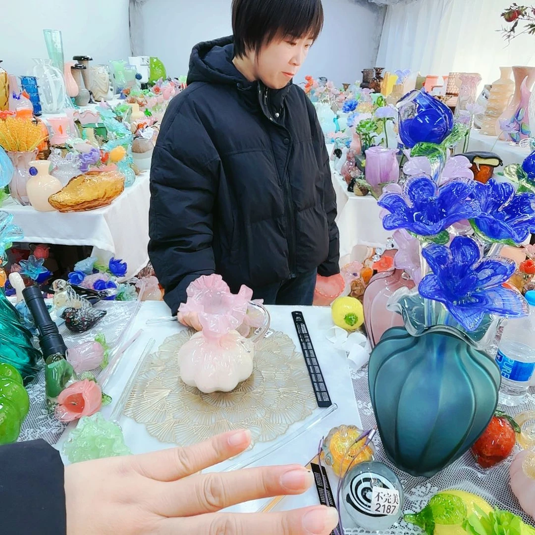 福利不退不换琉璃花瓶艺术品