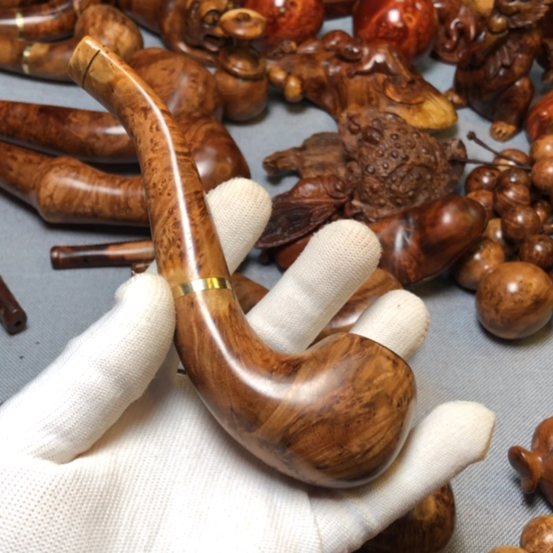 【闪购商品】木麻梨疙瘩火琉璃手把件