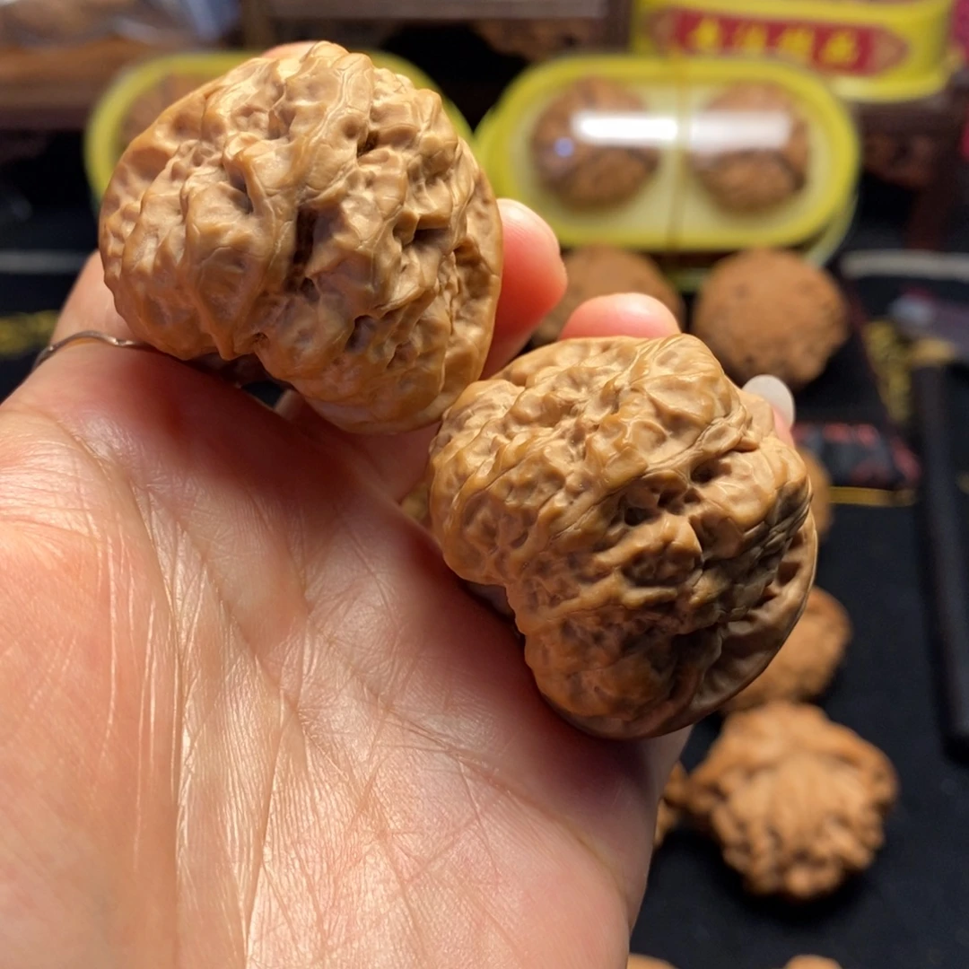 把件桃核蛤蟆头肚42