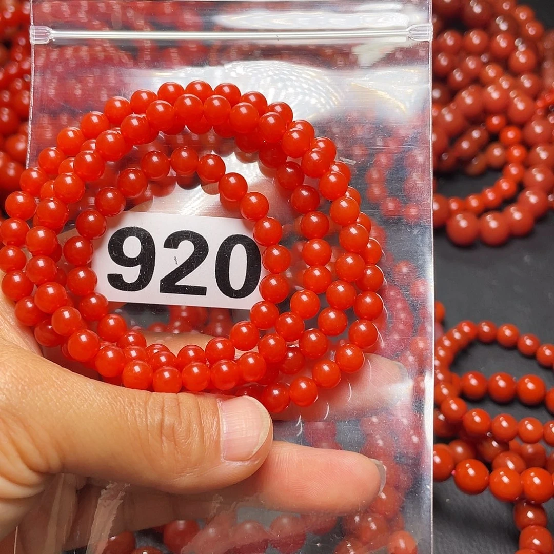 轩***特南红玛瑙未镶嵌手链