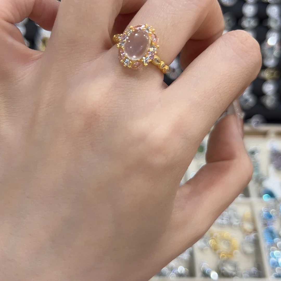 蛇纹石玉银S925镶嵌饰品薯**主