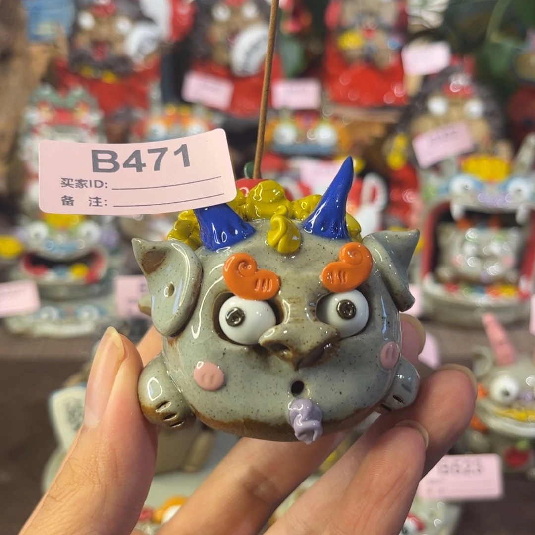 泥塑纯手工茶宠摆件