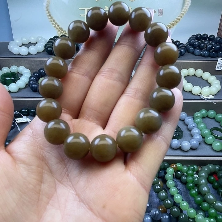 和田玉未镶嵌手链