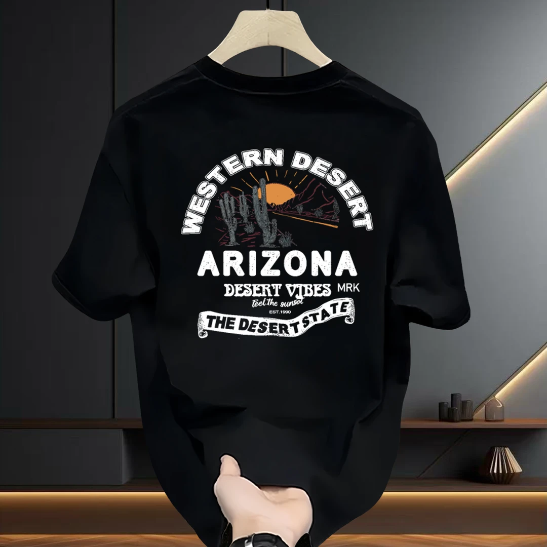 重磅100%纯棉t恤夏季2025新款男士时尚ins高级感短袖t恤大码上衣