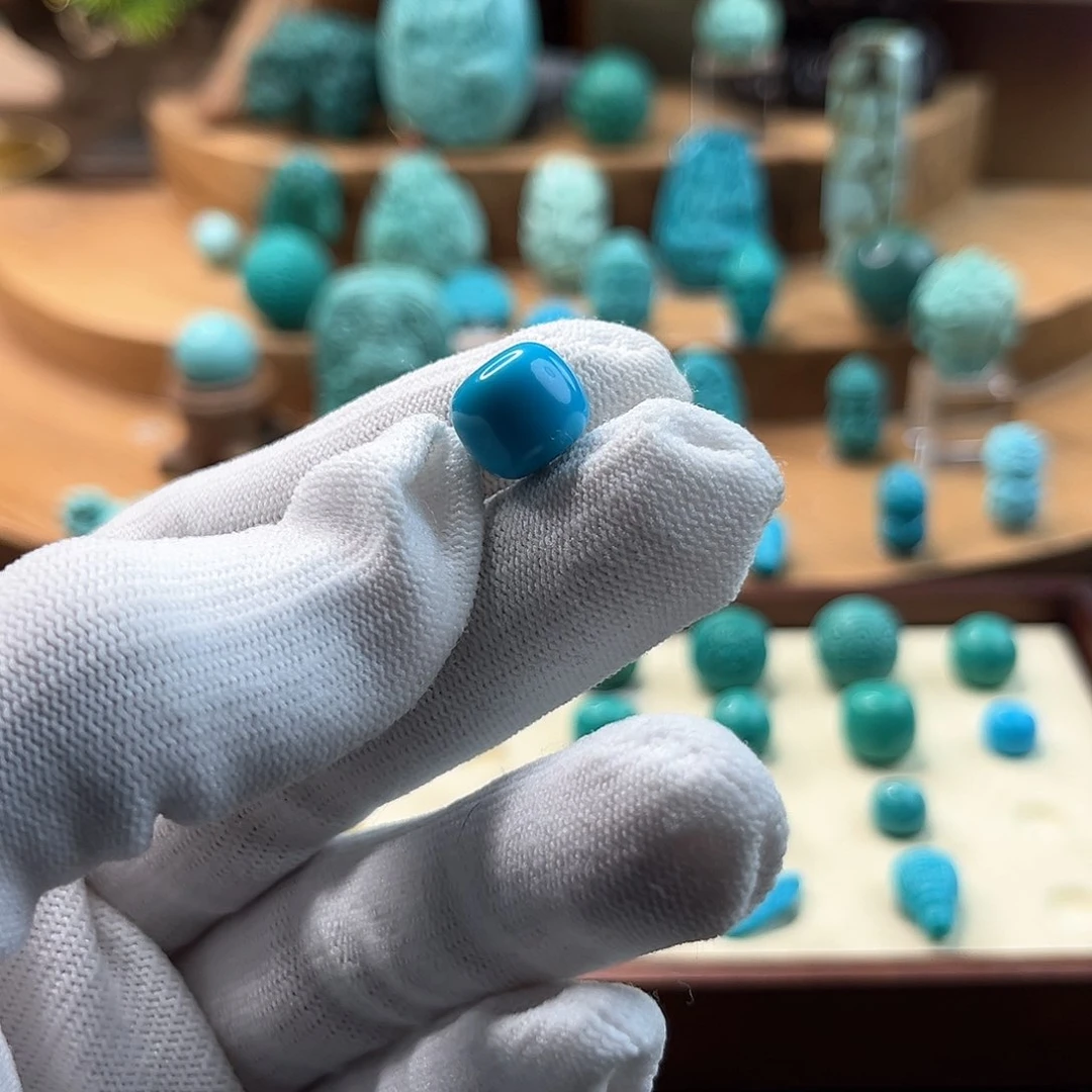 绿松石绿松石未镶嵌小*子