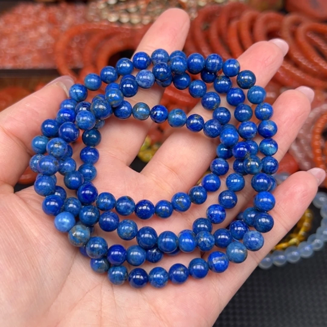 青金石未镶嵌手链多样性