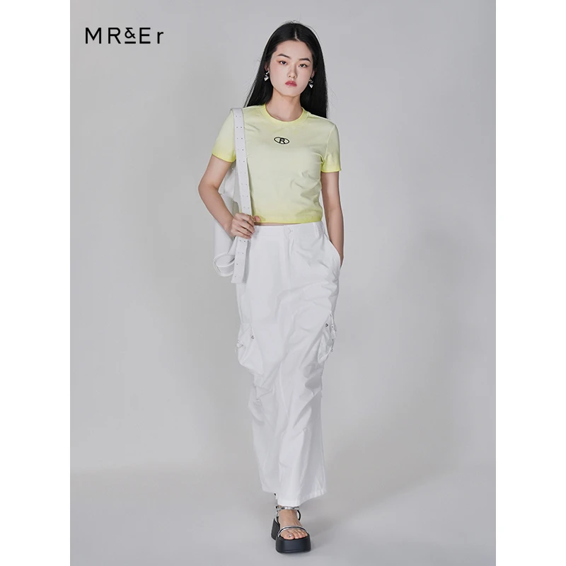 【女乔专属】工装风半身裙直筒高腰中长款裙子R4B60321