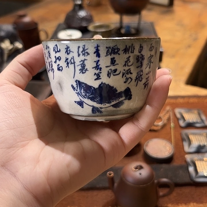 ****）景德镇鱼和熊手工陶艺