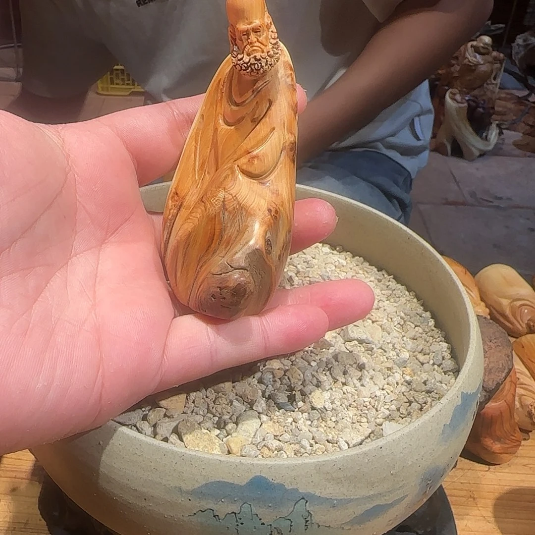 快***石柏木（崖柏）太行崖柏纯手工雕刻