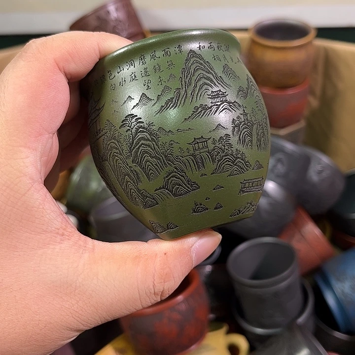茶杯紫砂全手工紫砂 主人杯