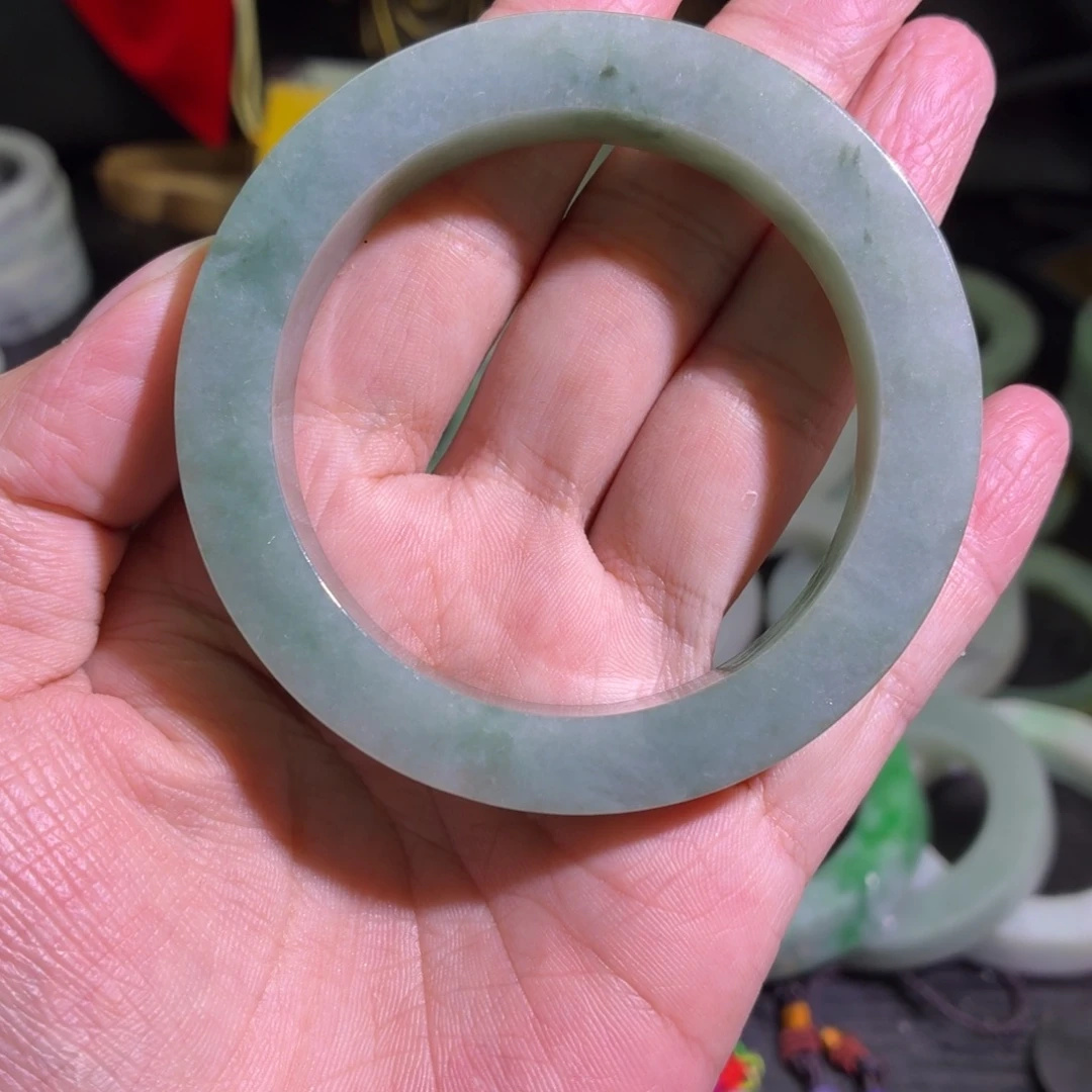 定制翡翠未镶嵌天然翡翠A货毛胚手镯定制