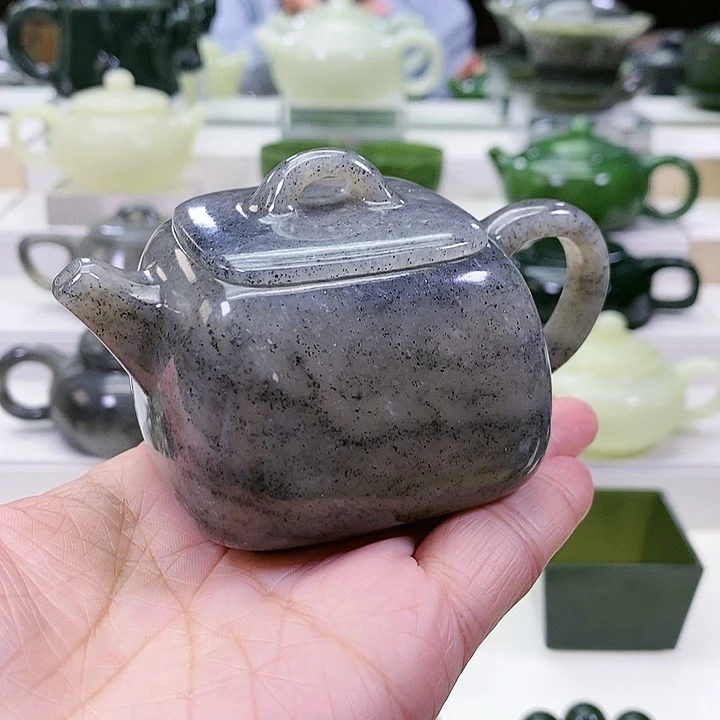 未镶嵌和田玉挂件思茶壶