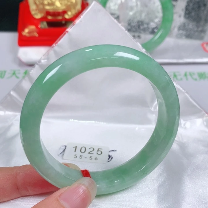 未镶嵌手镯翡翠   编号1025 正圈55-56