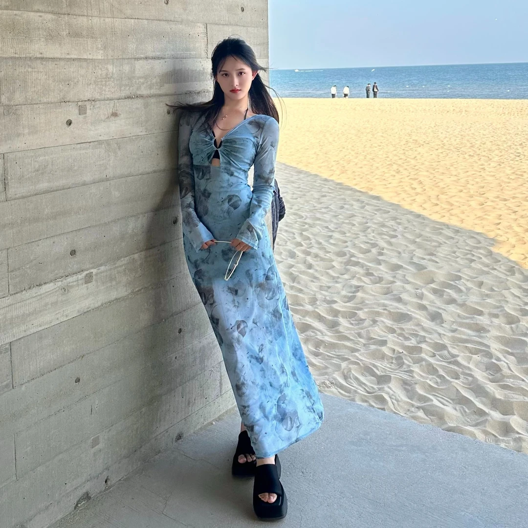 扣号链接 高级纯欲辣妹连衣裙套装