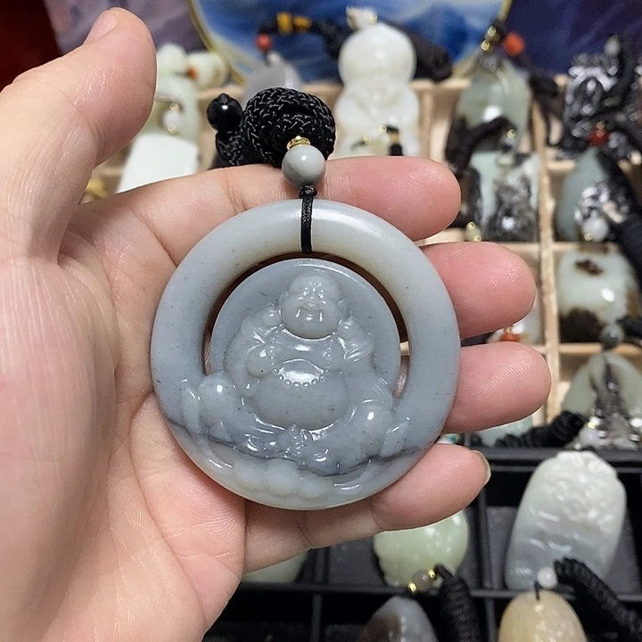 想***单和田玉未镶嵌颈饰