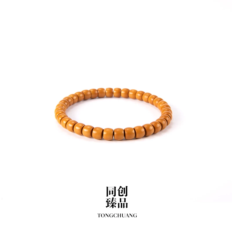 5.2清水核尖素圈手串