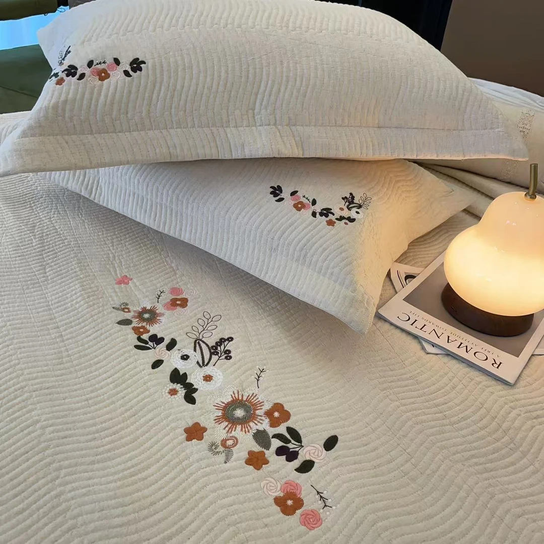 【雅趣】椿禾织野双面枕套一对 床品床品套件