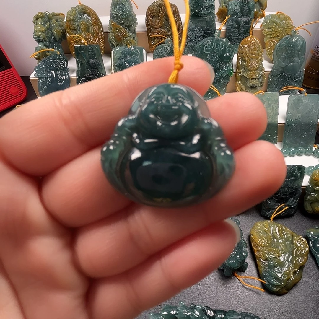 翡翠未镶嵌吊坠(不含链)纯天然A货翡翠吊坠666