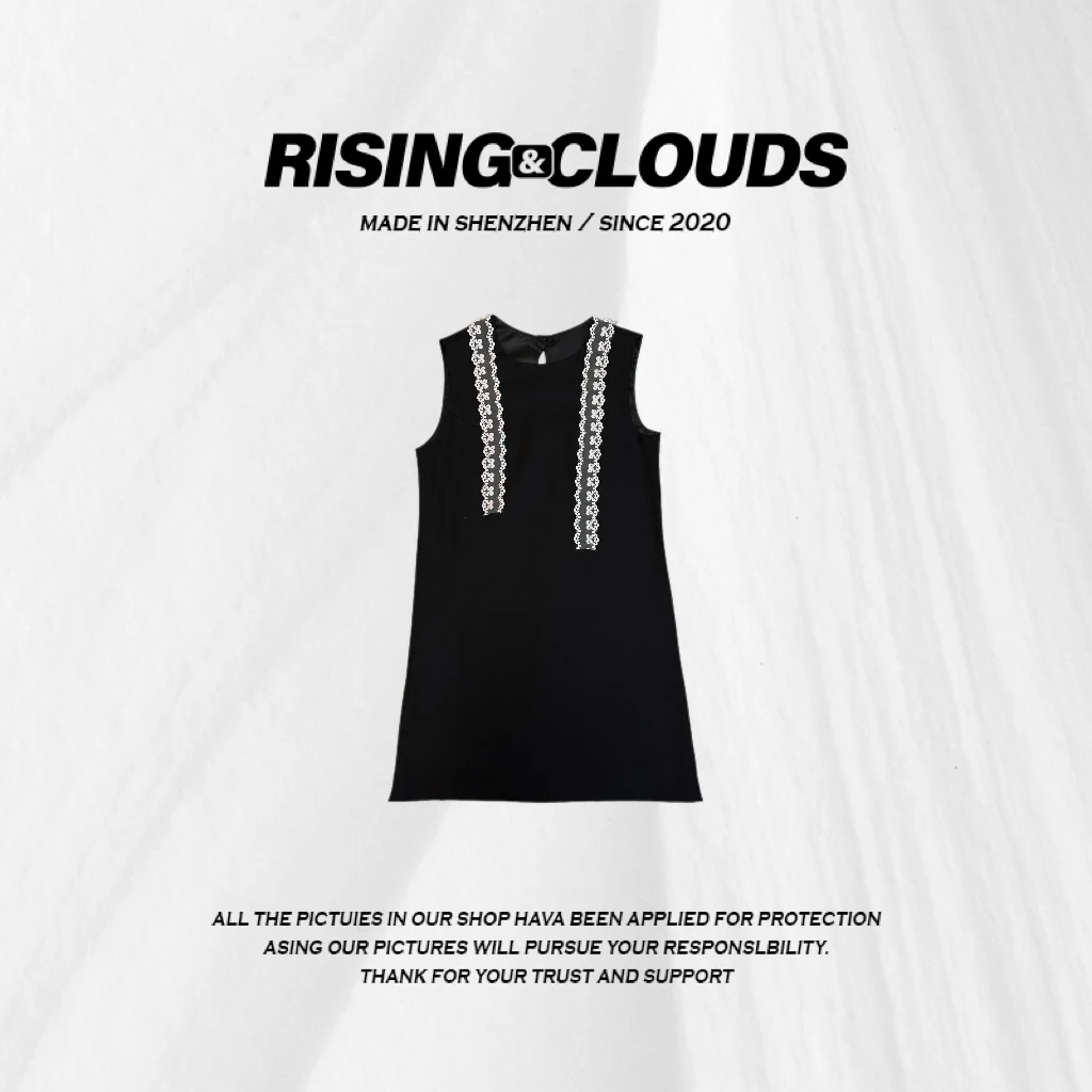 RISING&CLOUDS【小云姐】舒适显瘦休闲无袖连衣裙020424
