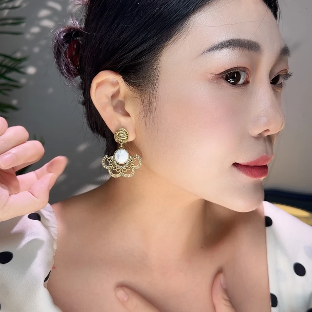 纯铜琉璃合金耳钉