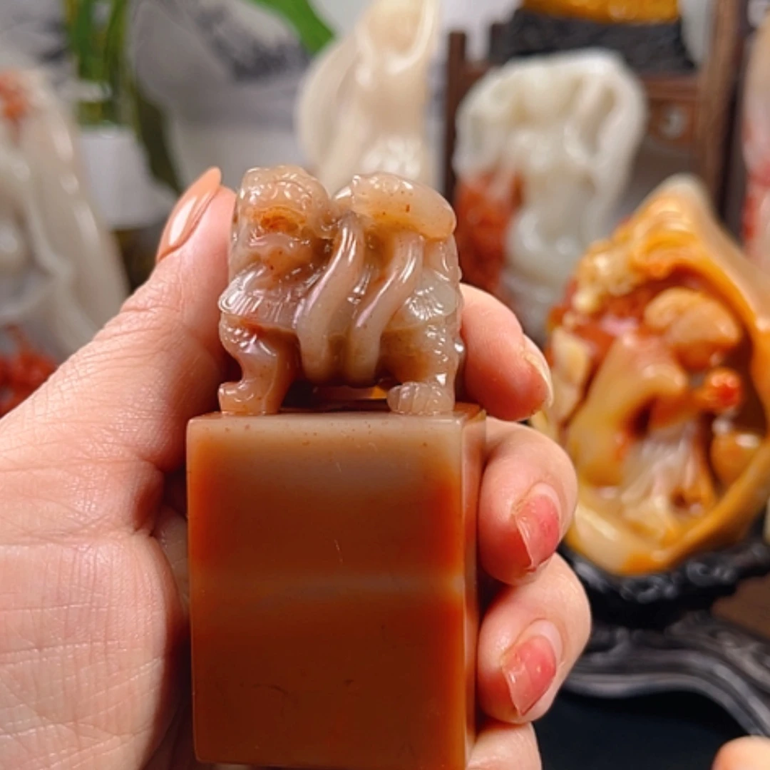 【闪购商品】老挝石燕*堂结晶石印章