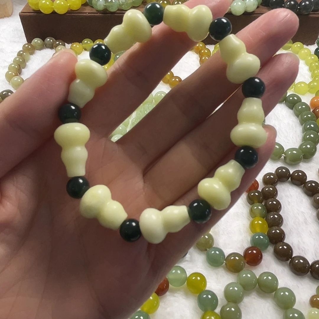 蛇纹石玉未镶嵌手串