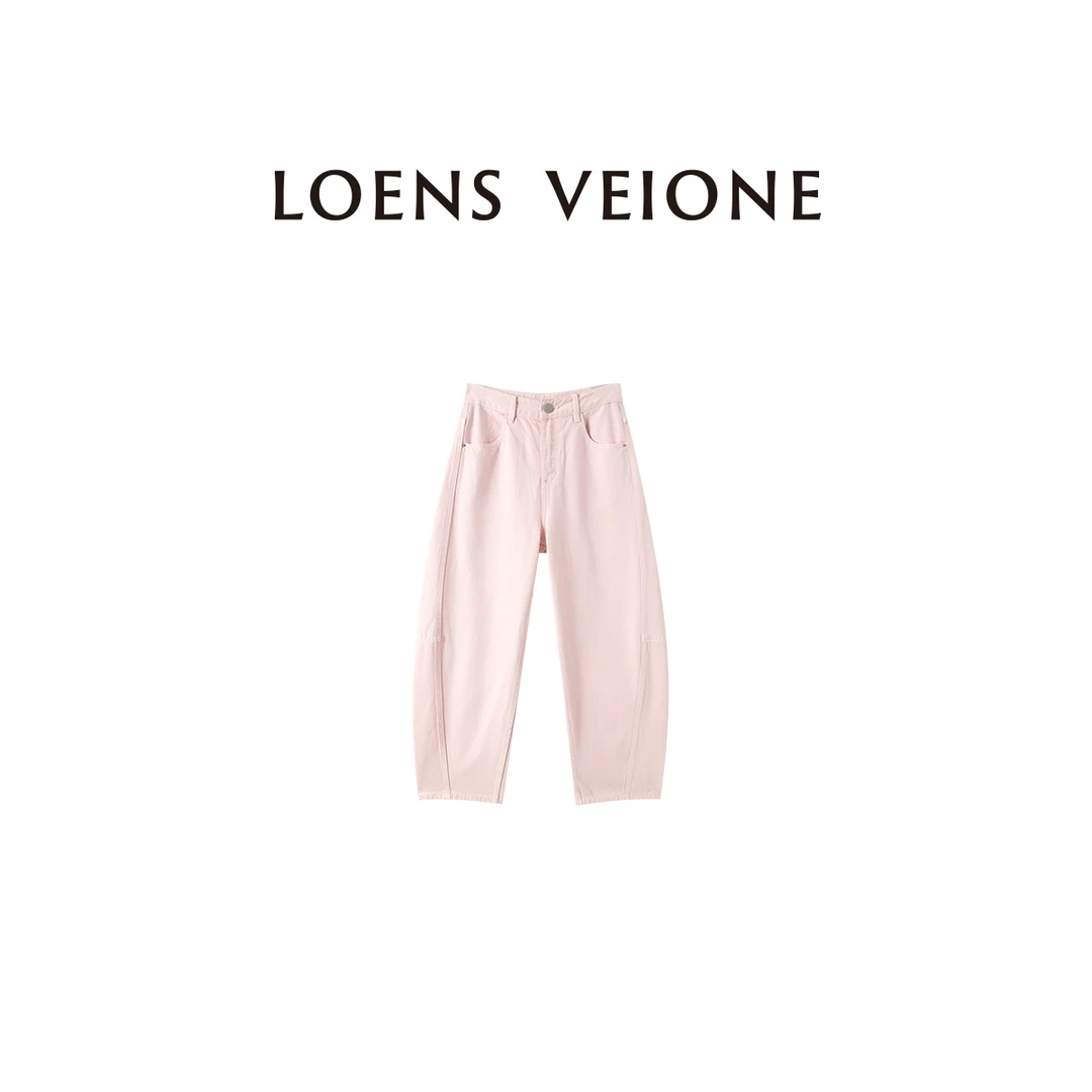 LOENS VEIONE/罗拉【纯棉】全新风格净版直筒水洗牛仔裤25CVAG0056N