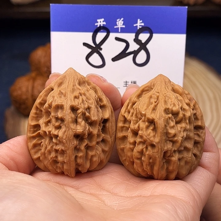 把件文玩核桃老树鸡心38尺