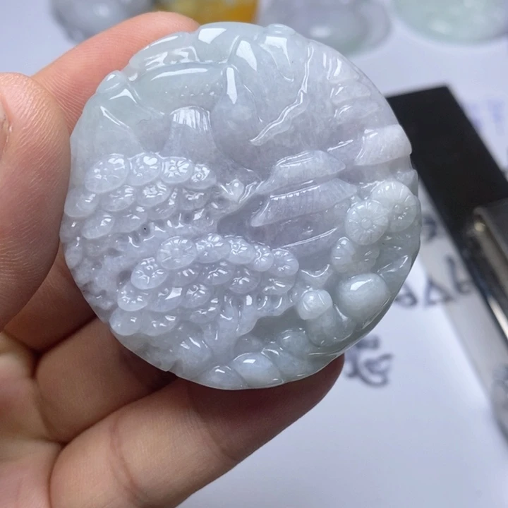 颈饰未镶嵌翡翠翡翠
