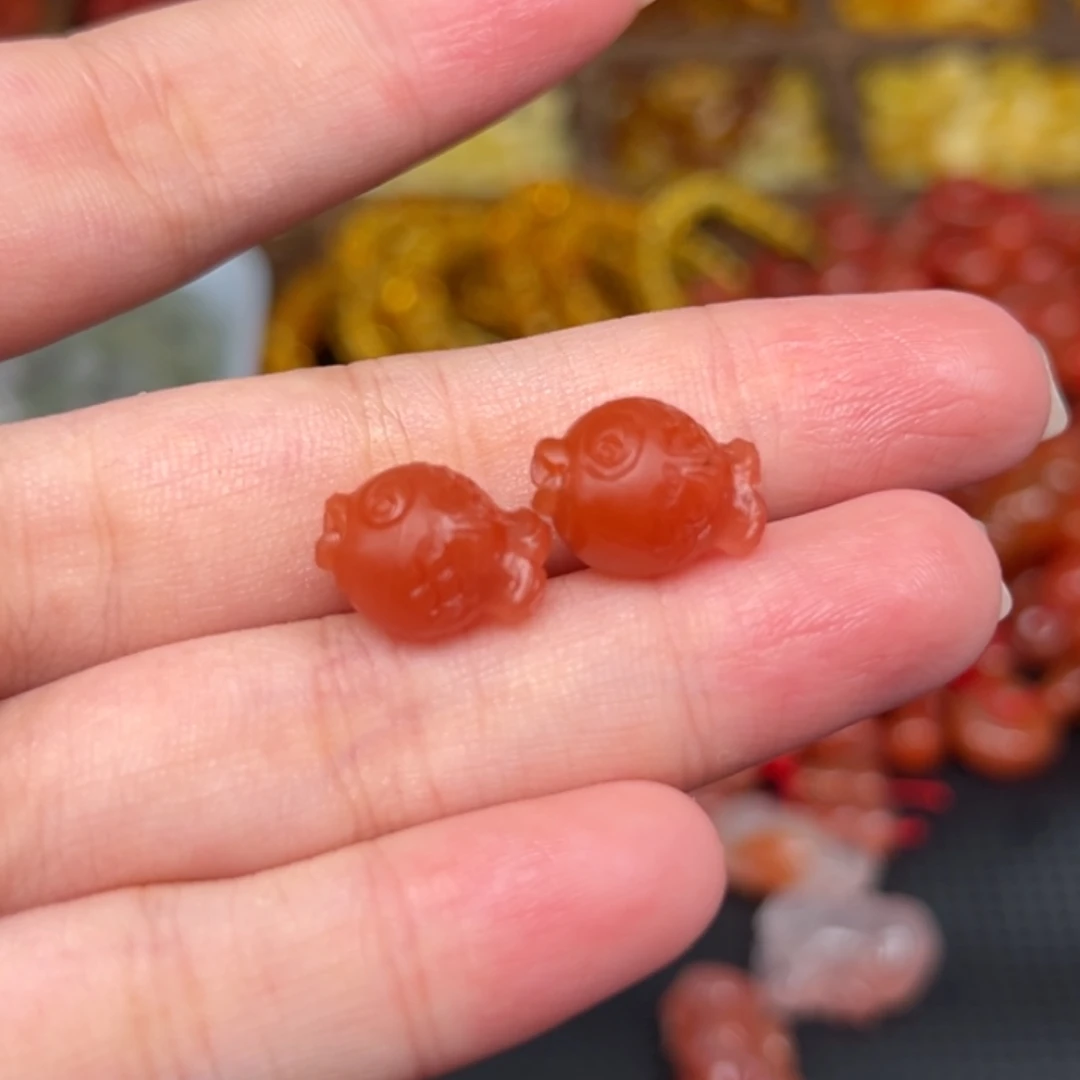 南红玛瑙未镶嵌吊坠(不含链)