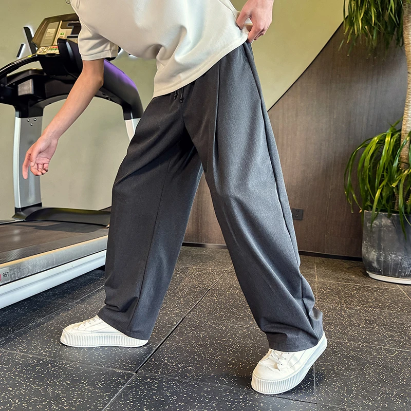 垂感西裤男士夏季2025新款潮牌时尚宽松直筒休闲裤痞帅高级感裤子