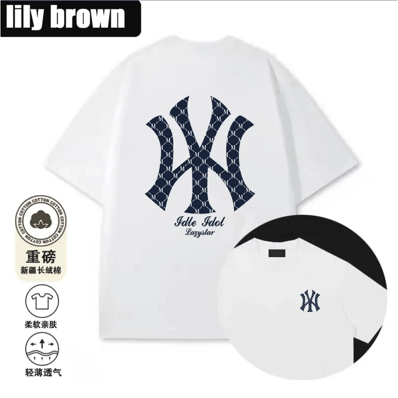 【小美人专属】男女同款百搭夏季情侣潮流时尚简约T恤-棋盘格Y-82