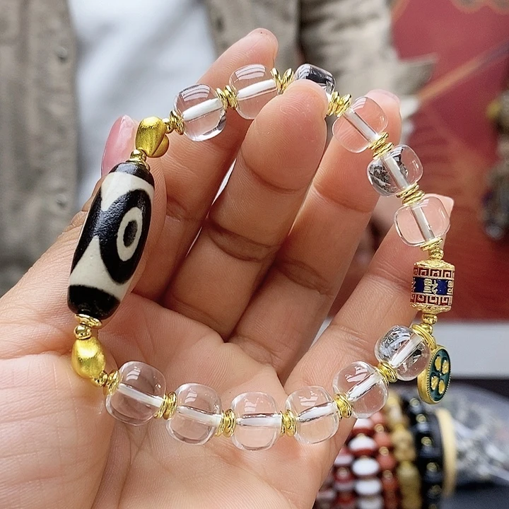 玛瑙/玉髓合金颈饰