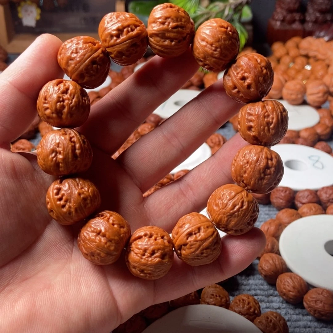 文玩核桃手串磨盘