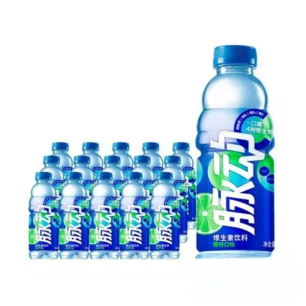 脉动青柠味运动饮料600ml*15瓶/箱低糖维生素c补水出游做运动饮料