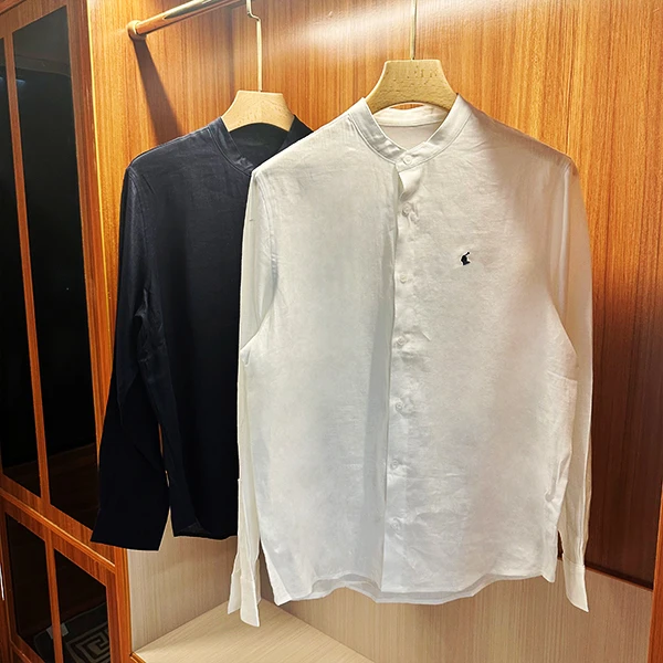 100亚麻 夏季高级感轻奢衬衫【8016-1】