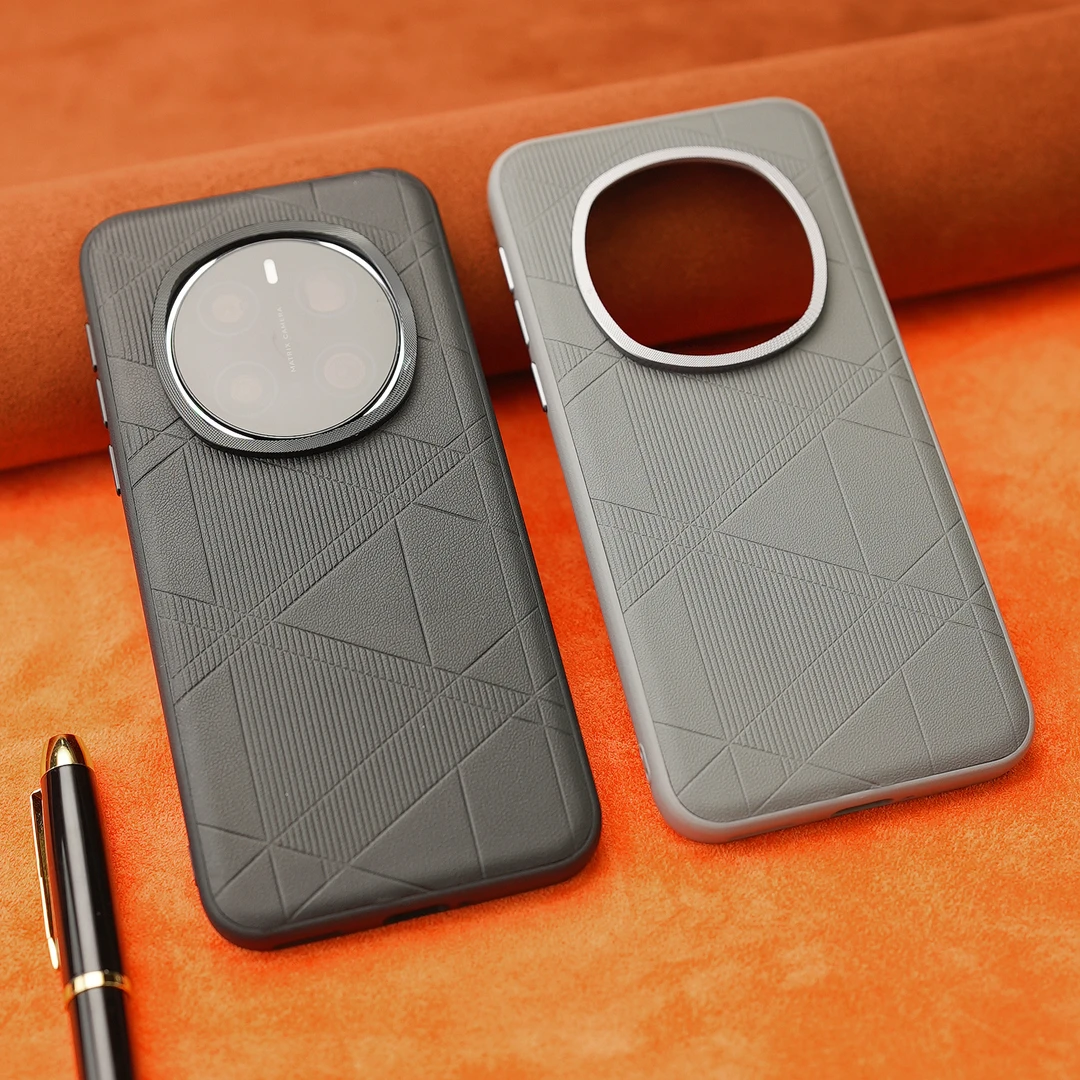 适用于荣耀Magic7 Pro手机壳全包防摔菱纹磨砂高端皮纹