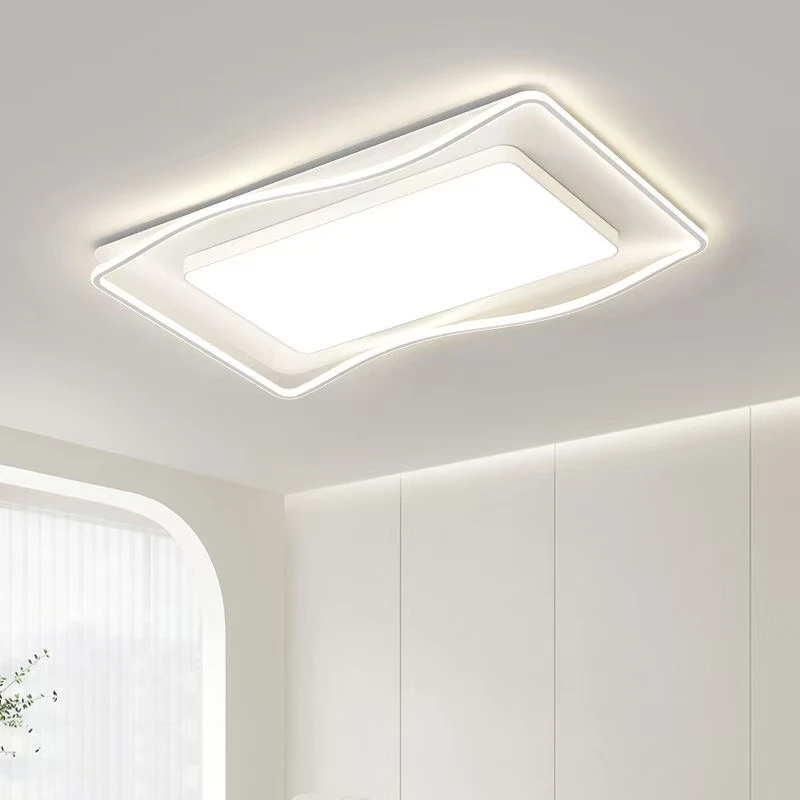 现代简约吸顶灯大气全光谱轻奢奶油风餐厅卧室灯全屋套餐